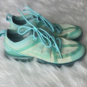 Nike Light Teal Knit Running Sneakers